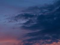 Dramatik am Abendhimmel